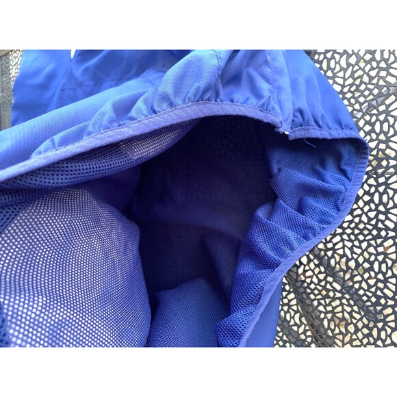 Blue and red Kansas Jayhawks embroidered windbreaker Size M - Picture 9 of 10